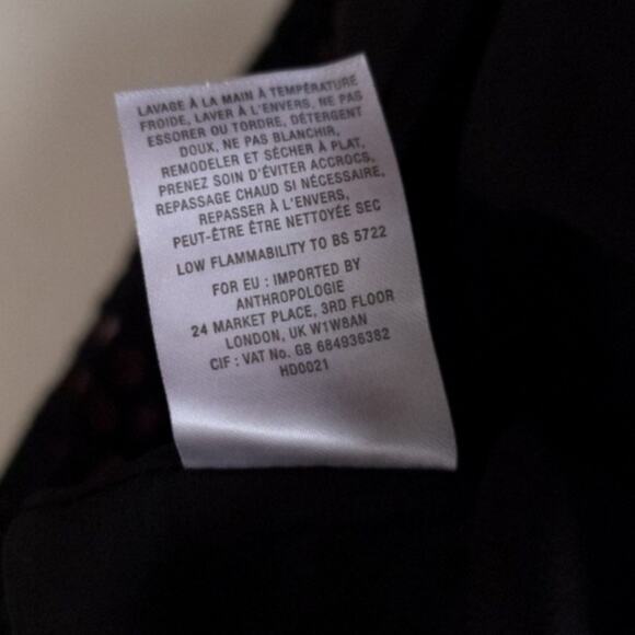 Anthropologie Women’s Dress Whimsigoth Coquette Lace Overlay Jewel Tone Size XS - Picture 12 of 12